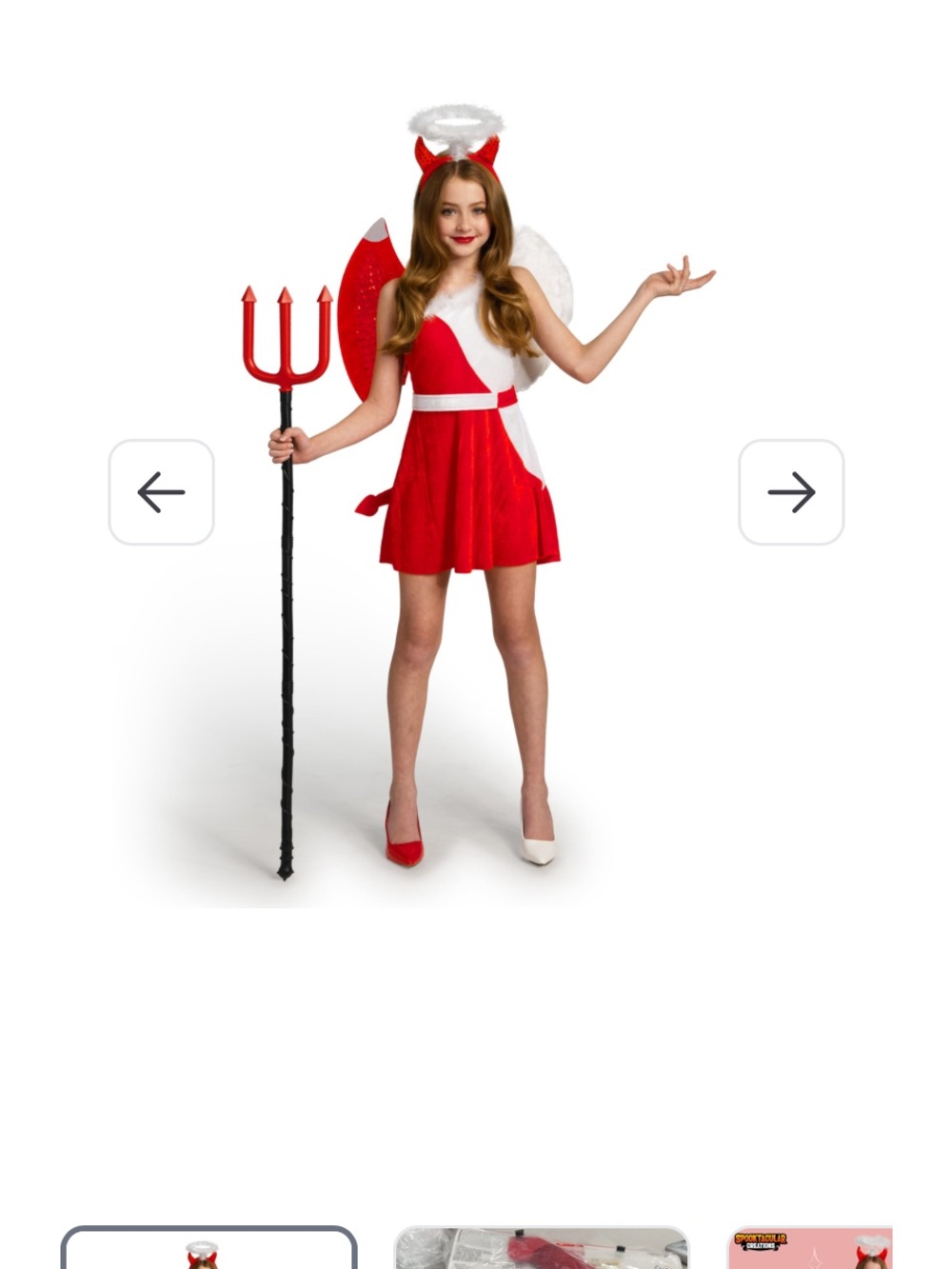 Spooktacular Vreations Heavenly Devil Costume